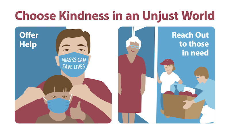 Choose Kindness in an Unjust World Poster