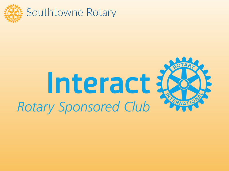 Rotary Interact and South Eugene High School Projects